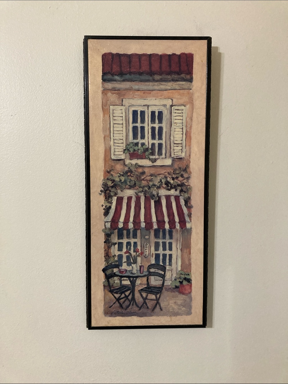 Cafe Scene Wall Art
